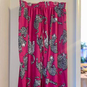 Plus Size Pink Leopard Pants